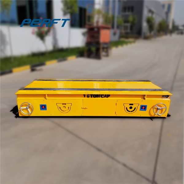 trackless transfer trolley with pp guardrail 80t